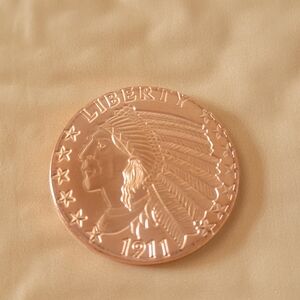 .999 Fine Copper Round Indian Head - BU - 1 Oz